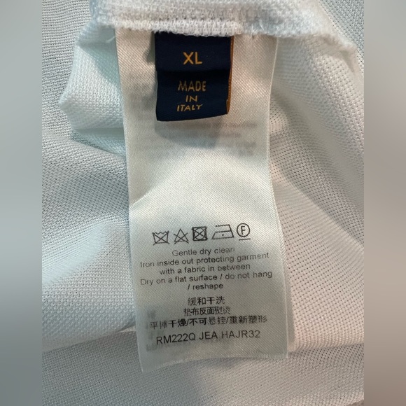 Men’s Louis Vuitton White Polo Shirt - Picture 4 of 6
